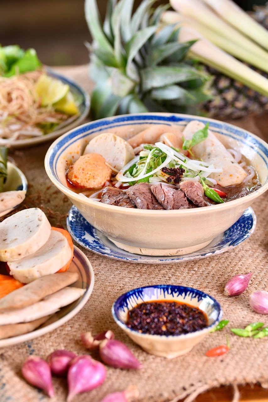 vietnamese cuisine, beef noodle, dish, food, savory
